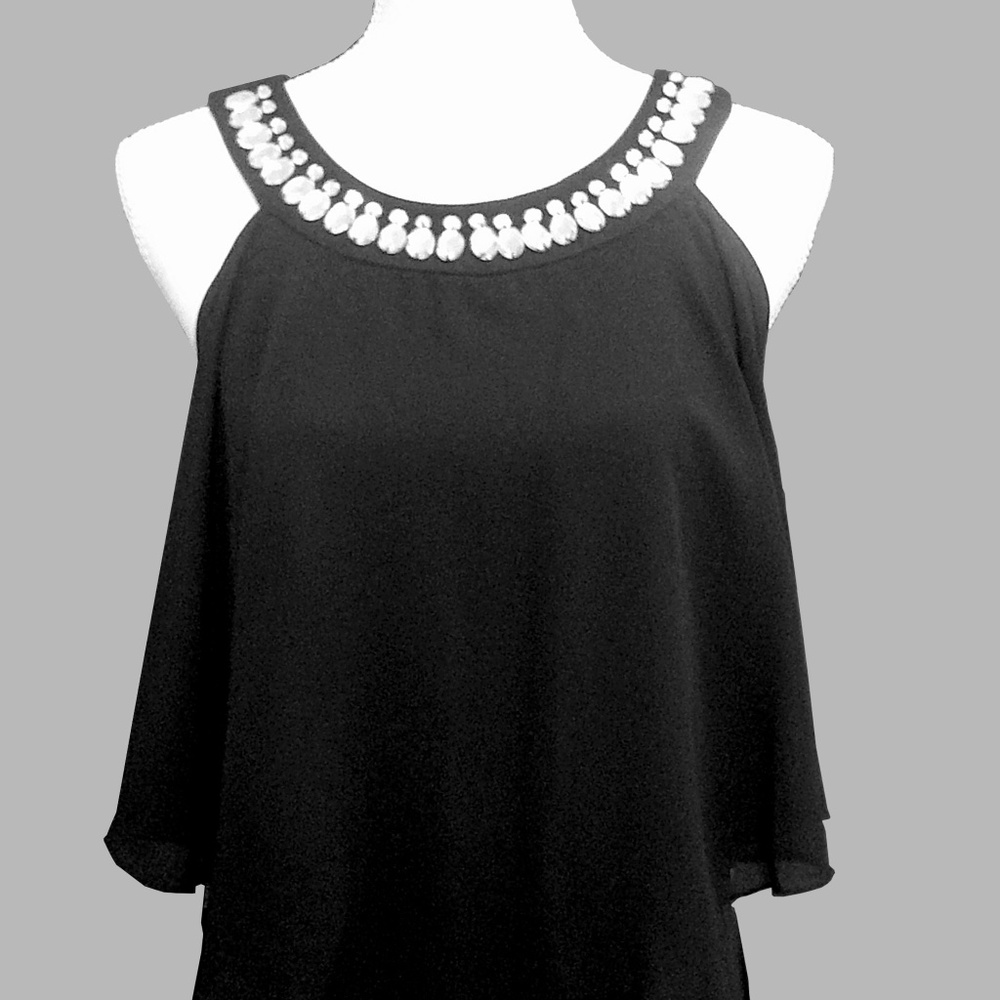 EnFocus Studio Black Cocktail/Party Dress